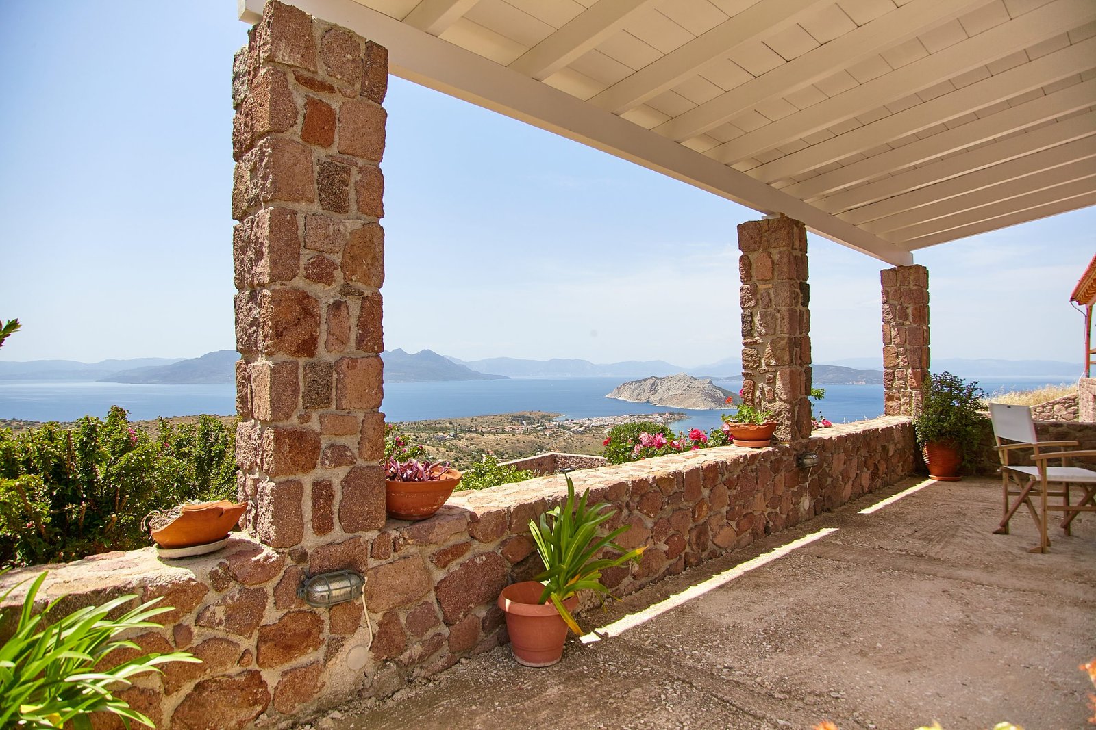 The View Panoramic view from the shaded terrace